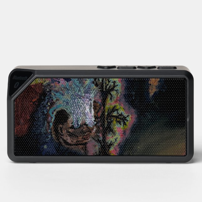 thaddeus & crimson Painting Design Bluetooth Speaker (Front)