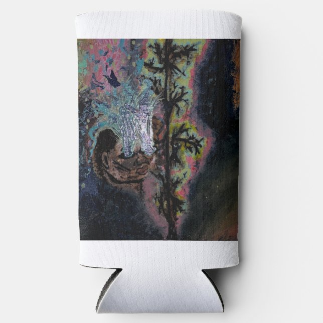 thaddeus & crimson Painting Design Seltzer Can Cooler (Front)