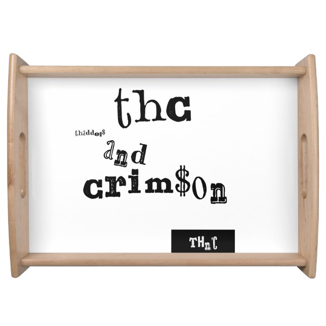 thaddeus & crimson serving tray (Front)
