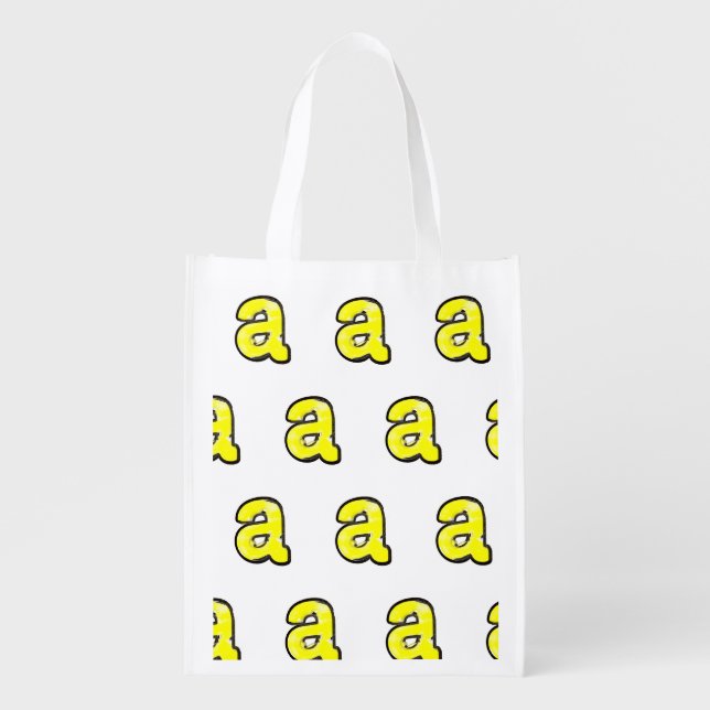 Thaddeus & Crimson/THCBand's THCA "a" Grocery Bag (Front)