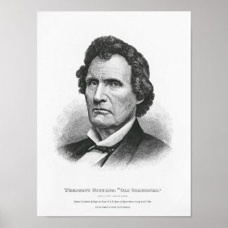 Thaddeus Stevens Portrait Poster