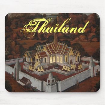Thai Art Mousepad by TwinDragonStudios at Zazzle