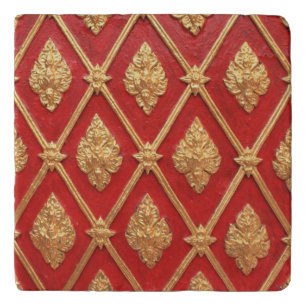 Thai art pattern trivet