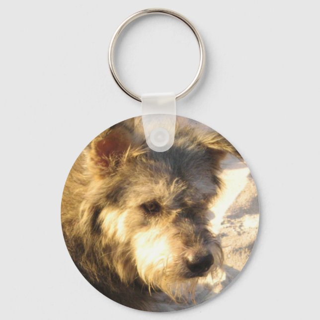 Thai Beach Dog Keychain (Front)