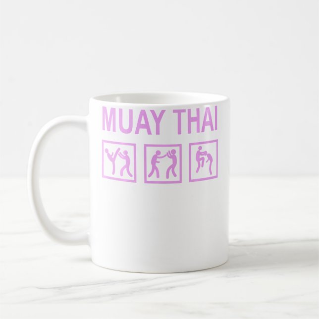 Thai Boxing Muay Thai Coffee Mug (Left)