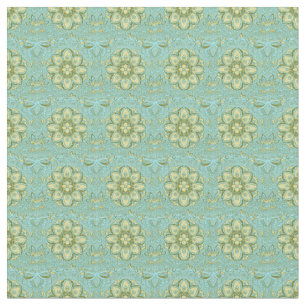 Thai Brocades Blue Green Fabric