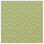 Thai Brocades Natural Green Coaster Fabric