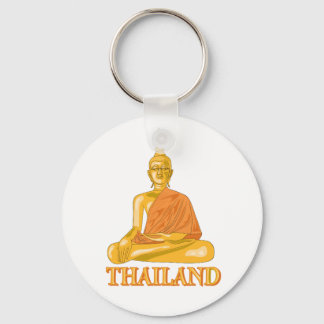 Thai Buddha Keychain