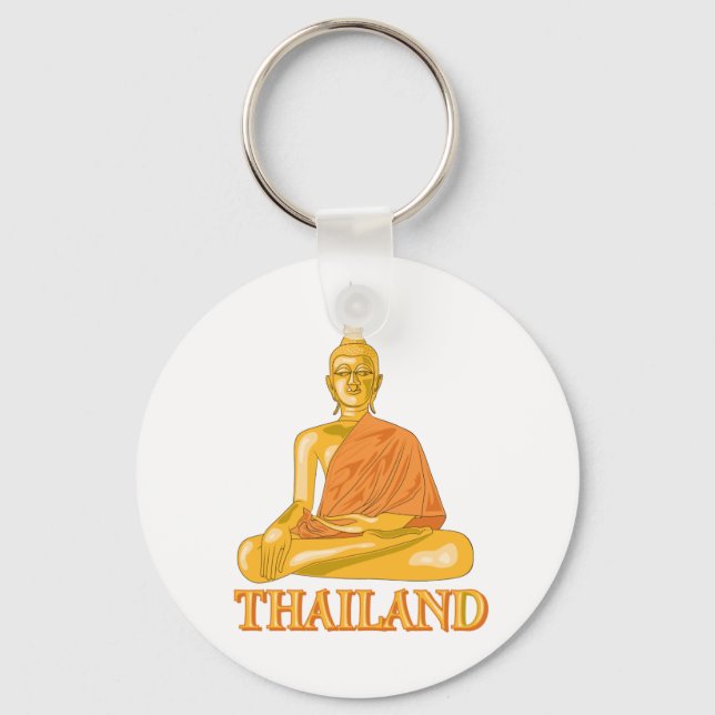 Thai Buddha Keychain (Front)