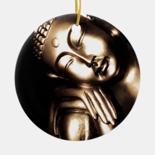 Thai Buddha Wisdom Ceramic Ornament