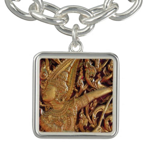 Thai Buddhist Temple Detail Charm Bracelet