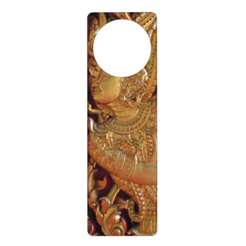 Thai Buddhist Temple Detail Door Hanger