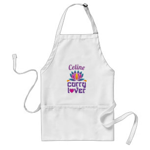 Thai Curry Lover Colourful Asian Inspired Adult Apron