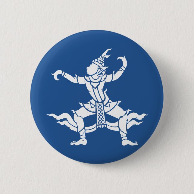 Thai Dancer ⚠ Thailand Sign ⚠ Pinback Button (Front)