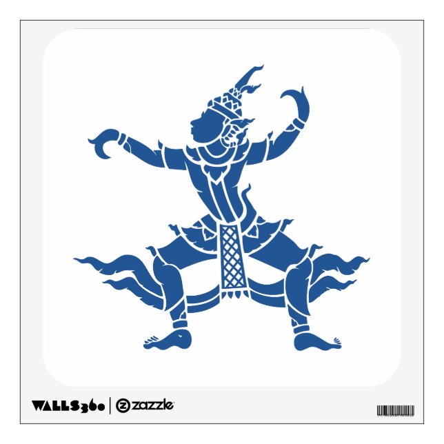 Thai Dancer ⚠ Thailand Sign ⚠ Wall Sticker (Front)