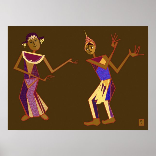 Thai dancers poster (Front)