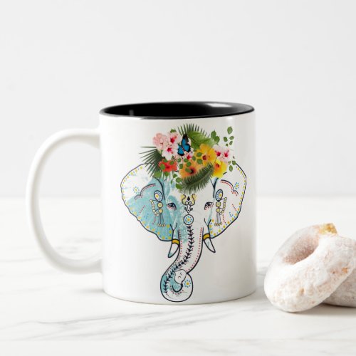 Thai elephant design Coffee and Tea Mug
