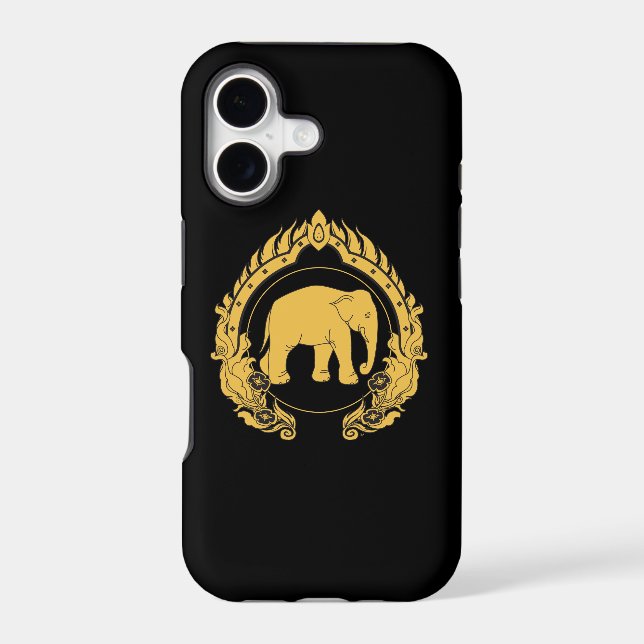 Thai Elephant Iphone Case (Back)