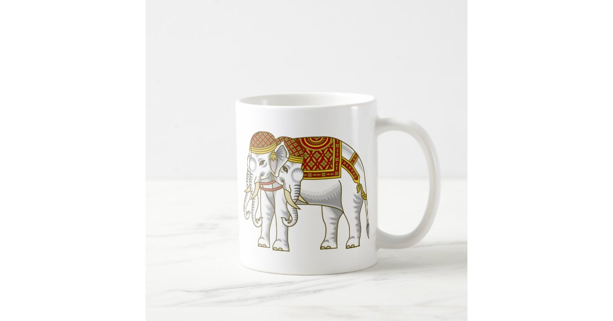 White Elephant Mug