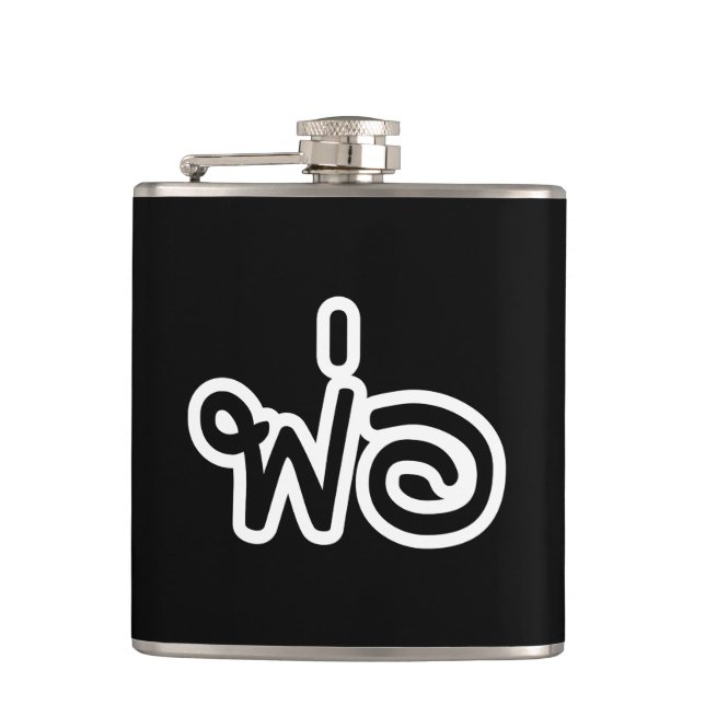 Thai Father - พ่อ / Phaw - Thai Language Script Flask (Front)