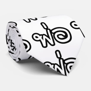 Thai Father - พ่อ / Phaw - Thai Language Script Neck Tie