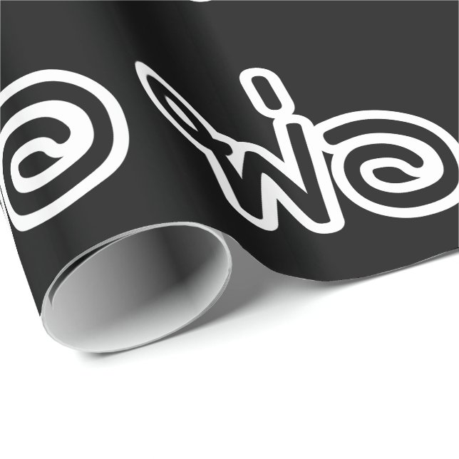 Thai Father - พ่อ / Phaw - Thai Language Script Wrapping Paper (Roll Corner)