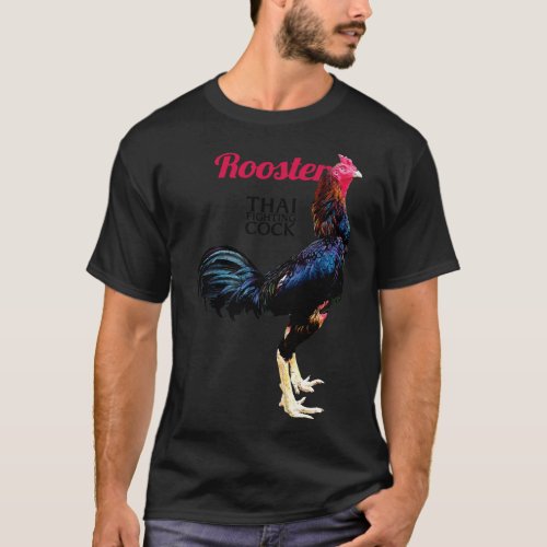 Thai Fighting Rooster 2 T_Shirt