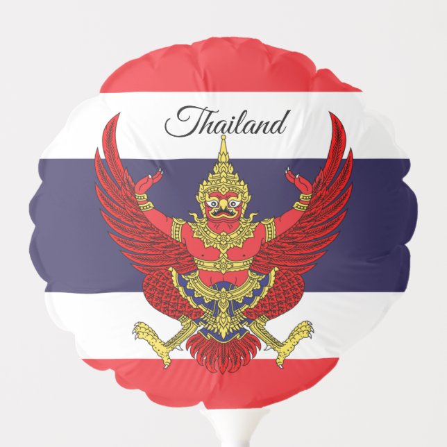 Thai Flag Balloon, patriots party / love Thailand Balloon (Front)