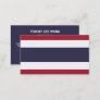 Thai Flag, Flag of Thailand Business Card