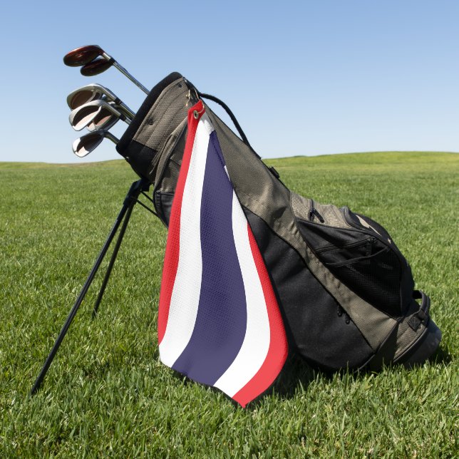 Thai Flag & golf Thailand /sports Bangkok Golf Towel (Green)