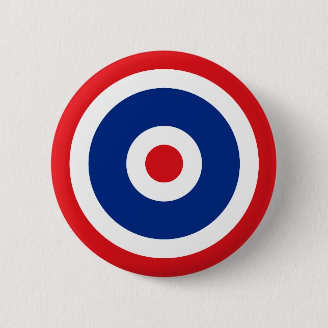 Thai Flag Roundel Target Button (Front)