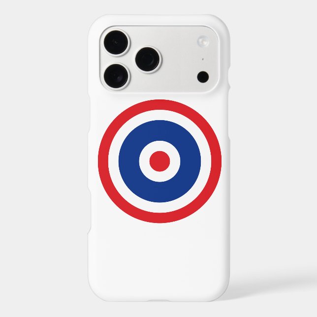 Thai Flag Roundel Target Case-Mate iPhone Case (Back)