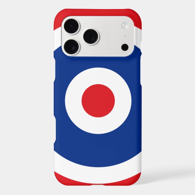 Thai Flag Roundel Target Case-Mate iPhone Case (Back)