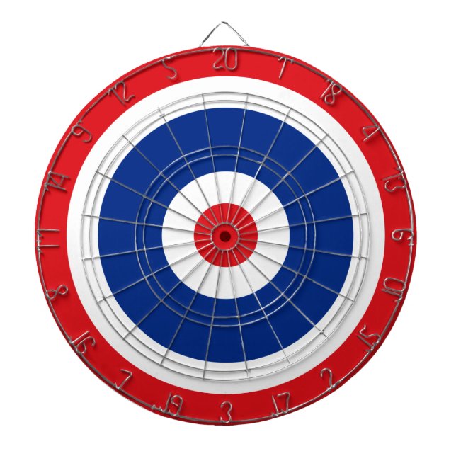 Thai Flag Roundel Target Dartboard (Front)