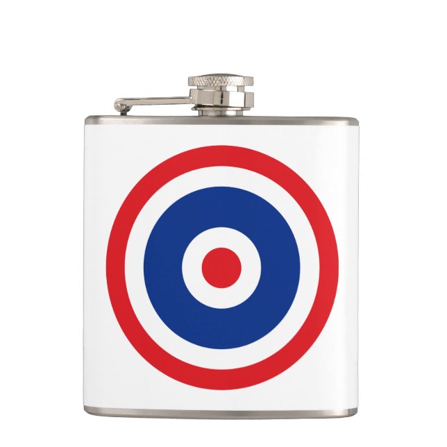 Thai Flag Roundel Target Flask (Front)