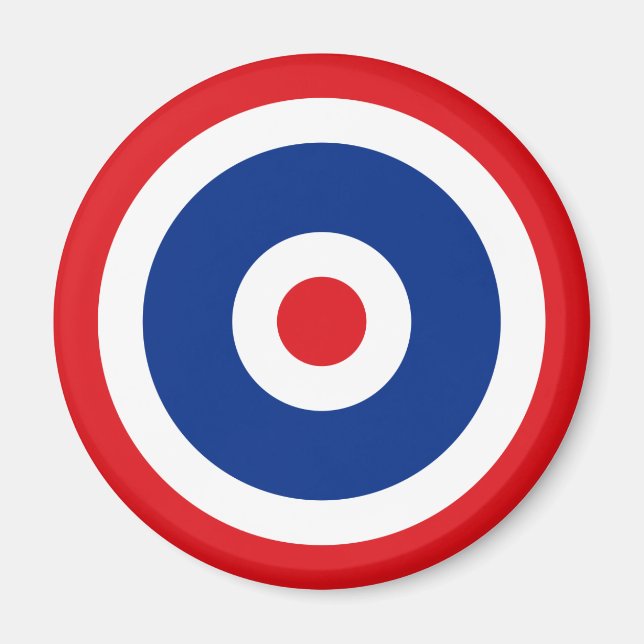 Thai Flag Roundel Target Magnet (Front)