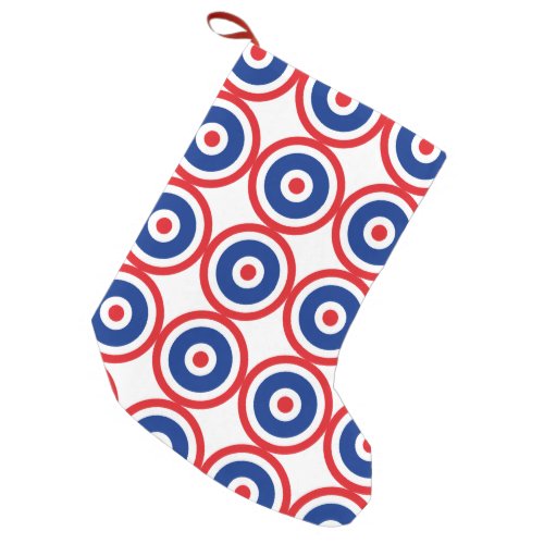 Thai Flag Roundel Target Small Christmas Stocking