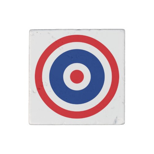 Thai Flag Roundel Target Stone Magnet