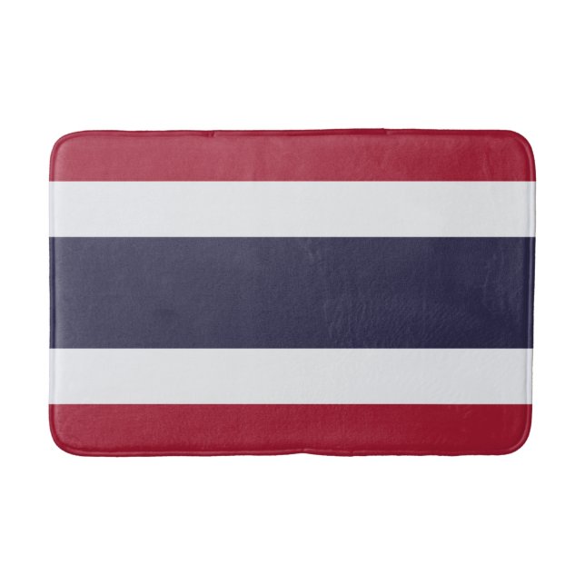 Thai Flag (Thailand) Bath Mat (Front)