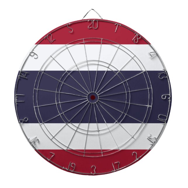 Thai Flag (Thailand) Dart Board (Front)