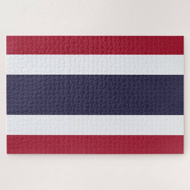 Thai Flag (Thailand) Jigsaw Puzzle (Horizontal)