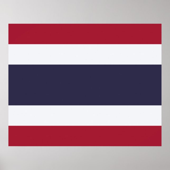 Thai Flag (Thailand) Poster (Front)