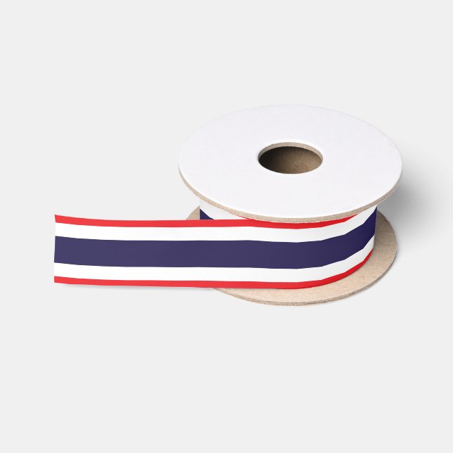Thai Flag & Thailand travel, holiday/sports Satin Ribbon (Spool)