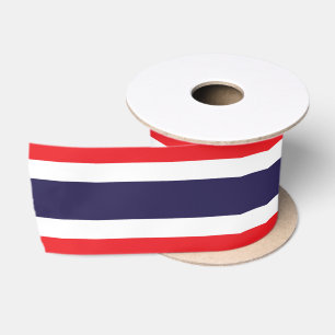 Thai Flag & Thailand travel, holiday/sports Satin Ribbon