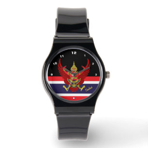 Thai Flag Watch, Garuda, Thailand fashion /sports Watch