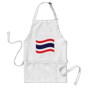 Thai Flag Wave Adult Apron