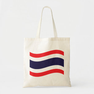 Thai Flag Wave Tote Bag
