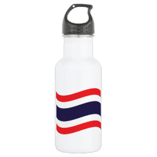 Thai Flag Wave Water Bottle