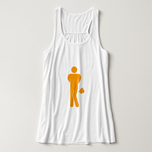 THAI FOOD CAN BE SPICY ⚠ Funny Sign : Restrooms ⚠ Tank Top (Design Front)
