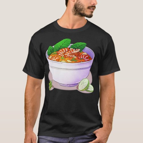 Thai Food Watercolor T_Shirt